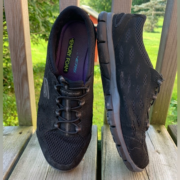 Sketchers Slip-On Breathable Memory Foam Sneakers - Picture 3 of 8